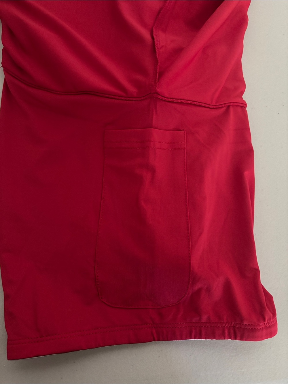 Women’s Red Ruffle Skirt - Picture 5 of 7